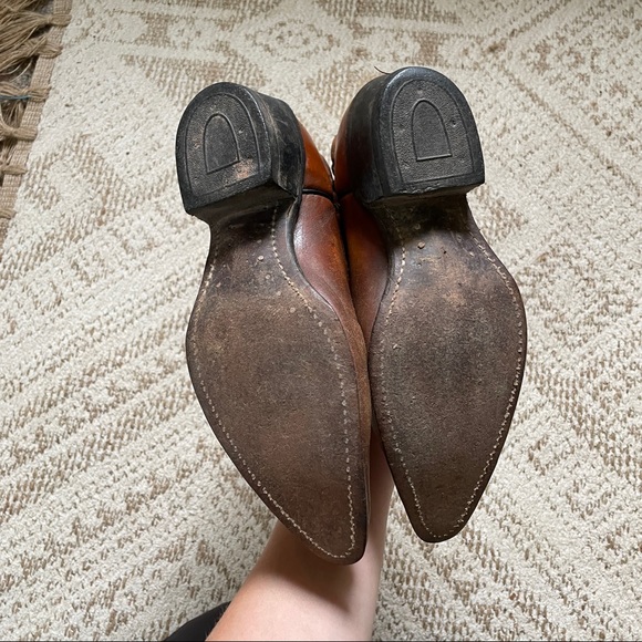 Vintage Leather Cowboy Boots - Picture 8 of 12